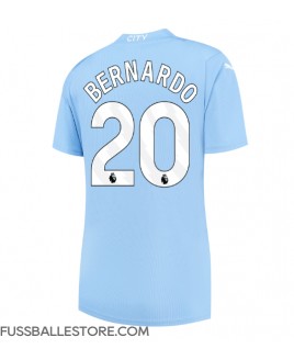Günstige Manchester City Bernardo Silva #20 Heimtrikot Damen 2023-24 Kurzarm
